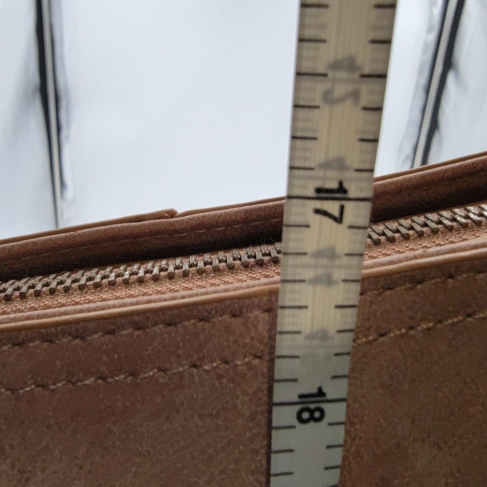 Elle Jae Gypset Tan Marquesas Vegan Crossbody Handbag Two Leaves 8"x10.5"x3.5" - Picture 10 of 14